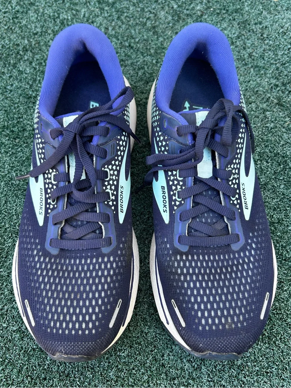 Brooks Ghost 14 Running Shoe Blue 9